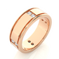 Men’s Gold Lab Diamond Classic Wedding Band