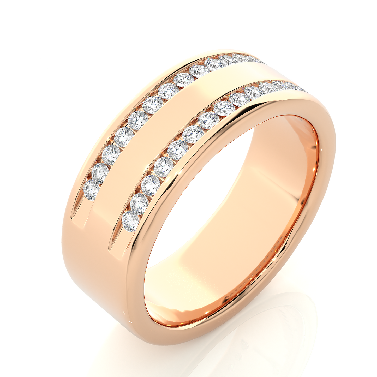 Lab Grown Diamond Luxury Men’s Wedding Band