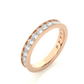Elegant Lab Grown Diamond / Moissanite Eternity Band Ring