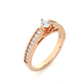 Round Cut Lab / Moissanite Diamond Engagement Ring