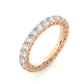 Round Cut Lab Grown Diamond Eternity Band