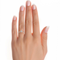 Elegant Vermeil Moissanite Lab Diamond Solitaire Ring