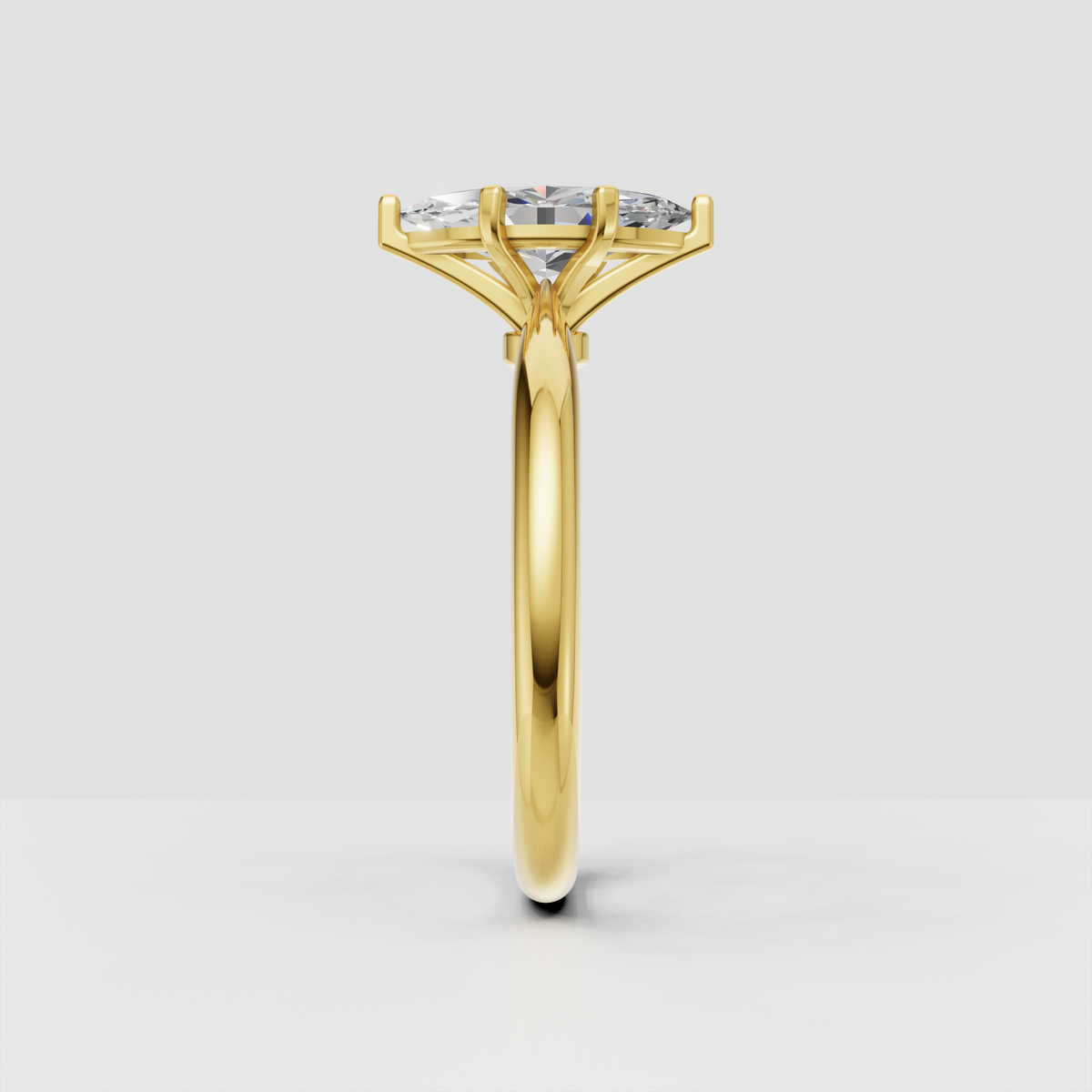 Classic marquise diamond engagement ring
