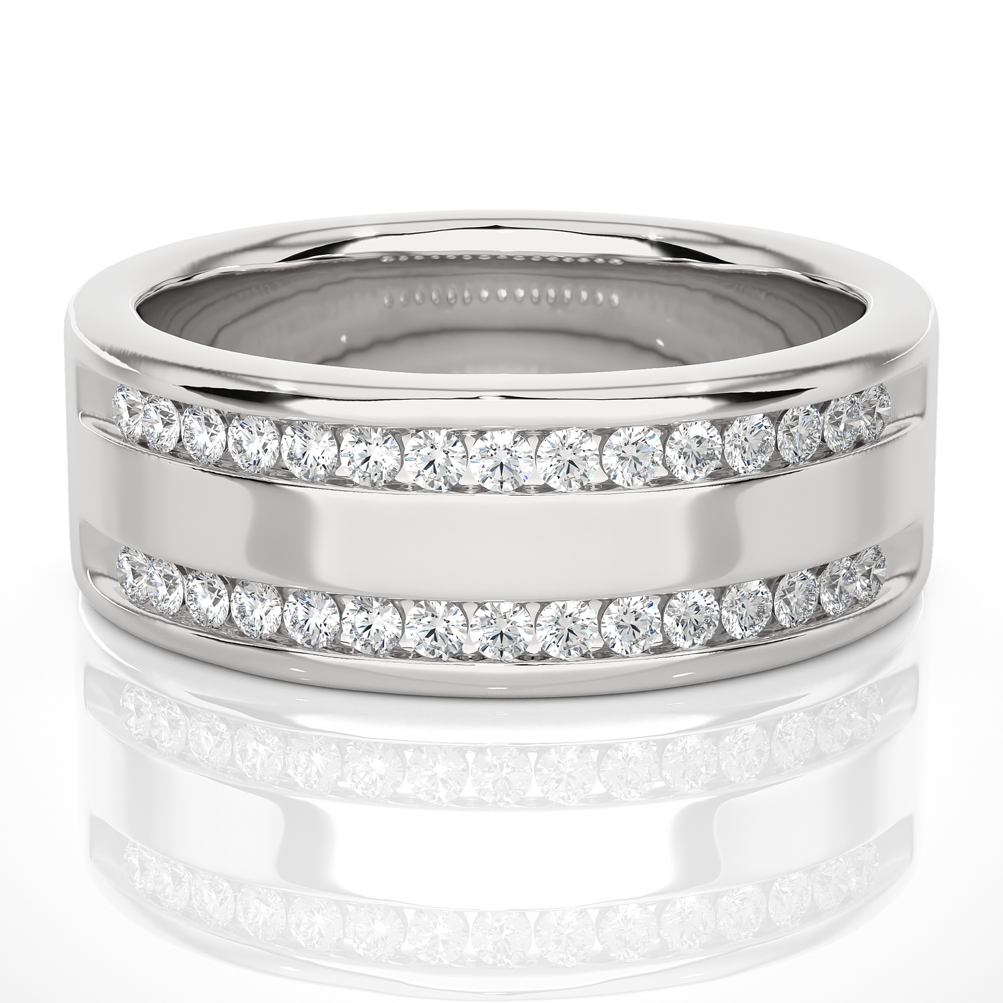 Lab Grown Diamond Luxury Men’s Wedding Band
