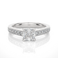 Cushion Cut Moissanite Diamond Luxury Engagement Ring