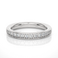 Classic Eternity Band Moissanite Lab Diamond Vermeil Ring