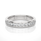 Classic Diamond Moissanite Lab Vermeil Wedding Band Ring