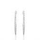 Round Lab Diamond Luxe Hoop Earrings