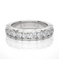 Scalloped Round Eternity Wedding Band Gold Vermeil Ring