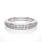 Luxe Vermeil Princess Cut Diamond Wedding Band