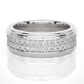 Men’s Lab Diamond Statement Wedding Band