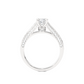 Princess Cut Lab / Moissanite Diamond Engagement Ring