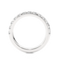 Round Prong Set Eternity Wedding Band Vermeil Ring