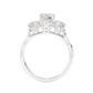 Lab Grown / Moissanite Diamond Three Stone Engagement Ring