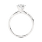 Round Solitaire Vermeil Moissanite Lab Diamond Engagement Ring