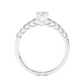 Vermeil Princess Moissanite / Lab Grown Diamond Engagement Ring