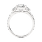 Round Lab Moissanite Diamond Engagement Ring