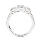 Round Three Stone Lab Grown / Moissanite Diamond Ring