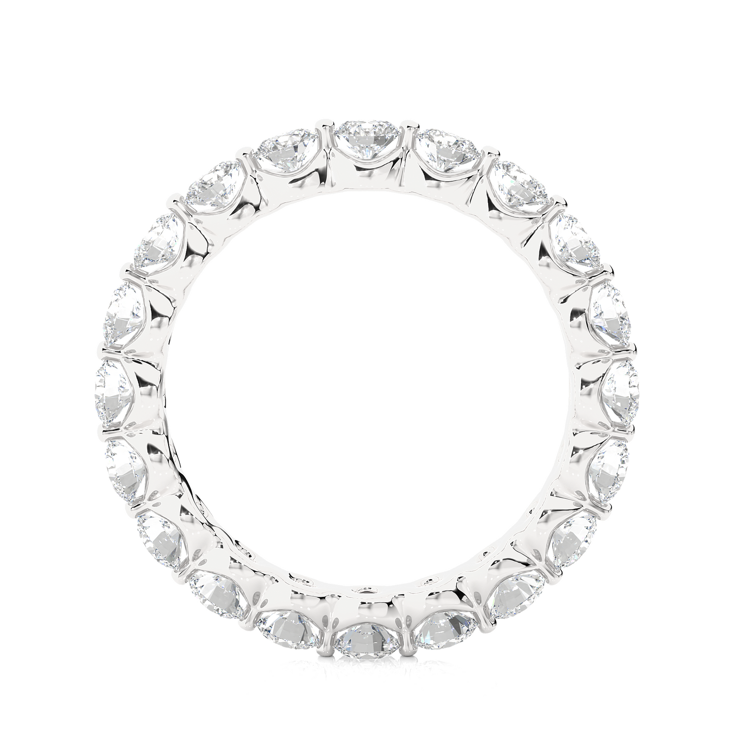 Lab Diamond Luxe Eternity Wedding Band