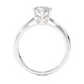 Elegant Round Cut Moissanite Lab Diamond Engagement Ring