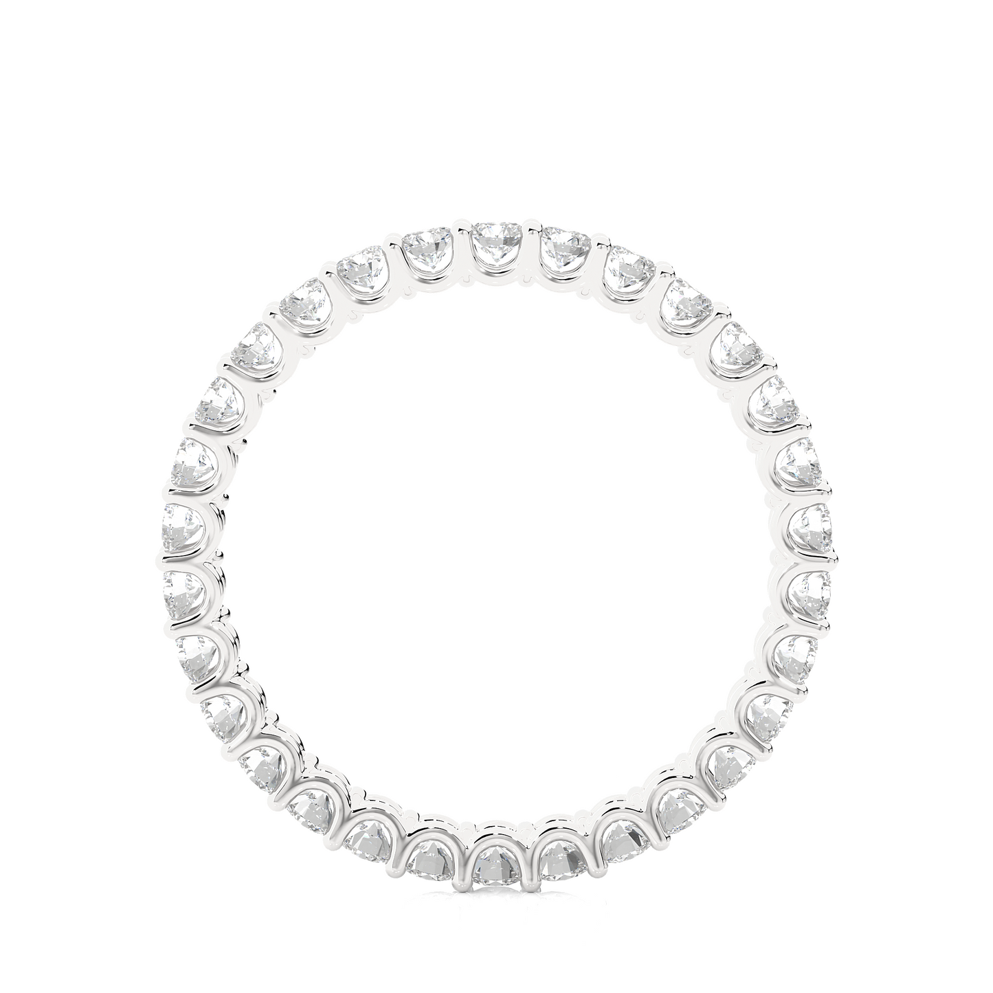 Classic Lab Grown Diamond Eternity Wedding Band