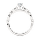 Royal Spark Halo Vermeil Engagement Statement Ring