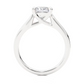 Lab Grown Diamond Moissanite Solitaire Princess Cut Ring