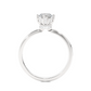 Elegant Vermeil Moissanite Lab Diamond Solitaire Ring
