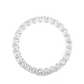 Princess Lab Diamond Eternity Wedding Band