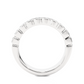 Scalloped Round Eternity Wedding Band Gold Vermeil Ring