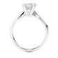 Princess Cut Vermeil Moissanite / Lab Grown Engagement Ring