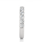 Round Prong Set Eternity Wedding Band Vermeil Ring