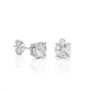 Classic Round Lab Diamond Solitaire Stud Earrings.