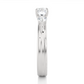 Princess Diamond Three Stone Engagement Ring