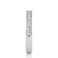 Classic Eternity Band Moissanite Lab Diamond Vermeil Ring