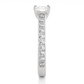 Cushion Cut Moissanite Diamond Luxury Engagement Ring