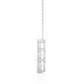 Three Stone Round Lab Diamond Pendant Necklace