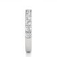 Round Prong Eternity Wedding Band Vermeil Ring