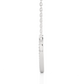 Multi Row Pave Heart Lab Diamond Pendant Necklace