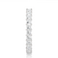 Princess Lab Diamond Eternity Wedding Band