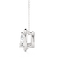 Pear Cut Lab Diamond Halo Pendant Necklace