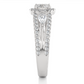 Vintage Halo Lab / Moissanite Diamond Engagement Ring