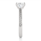Princess Cut Lab / Moissanite Diamond Engagement Ring