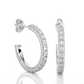Classic Luxe Lab Grown Diamond Hoop Earrings