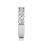 Scalloped Round Eternity Wedding Band Gold Vermeil Ring