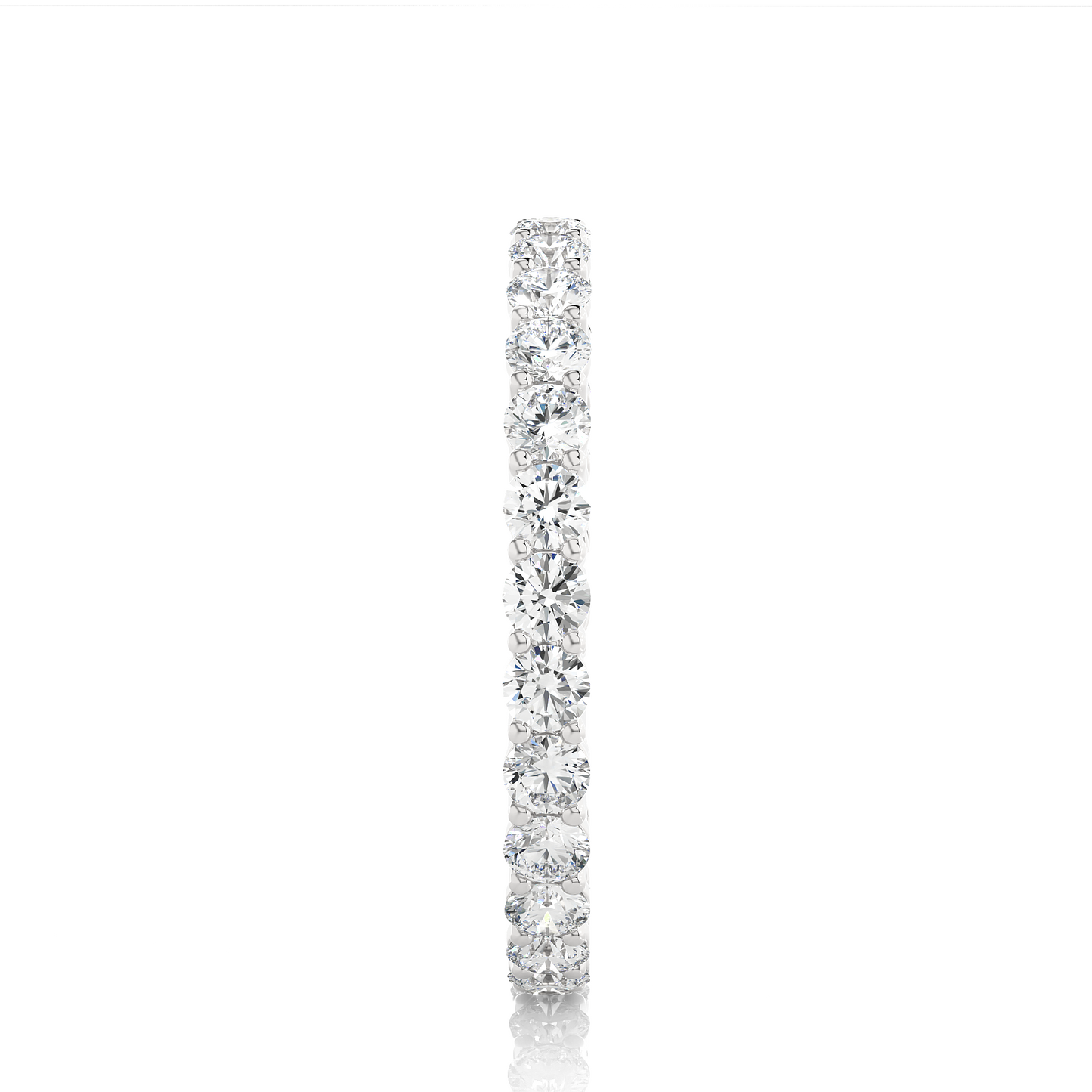 Round Cut Lab Grown Diamond Eternity Band