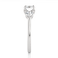 Round Diamond Three Stone Engagement Ring