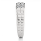 Men’s Lab Diamond Double Row Wedding Band