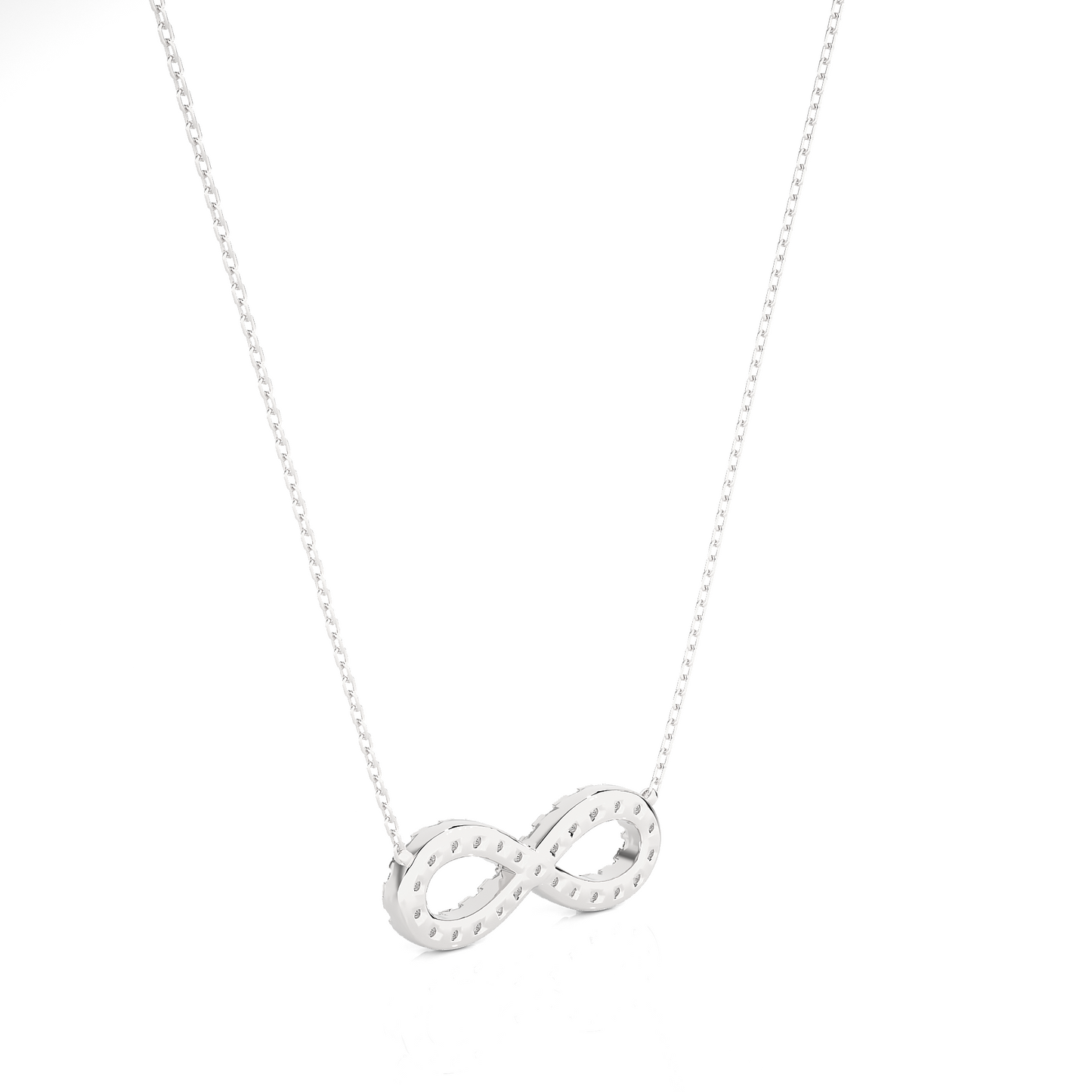Infinity Lab Grown Diamond Pendant Necklace