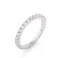 Round Cut Lab Grown Diamond Eternity Ring